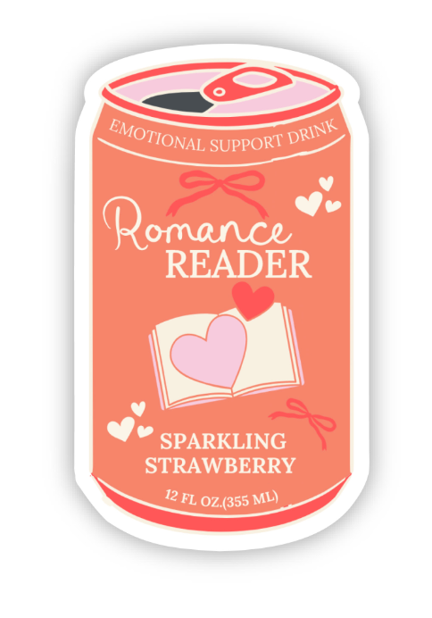 Romance Reader Sticker