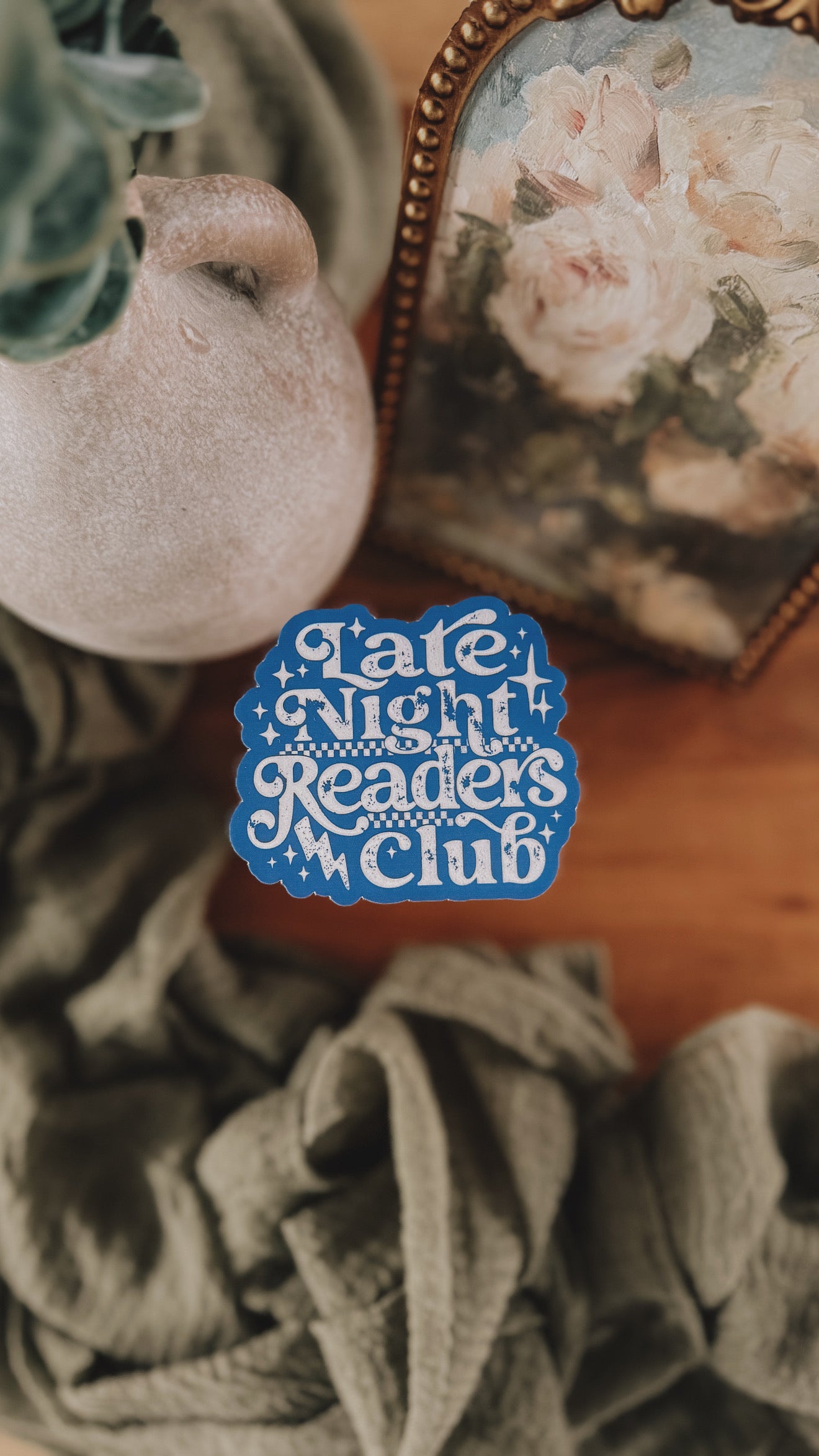 Late Night Reader Sticker