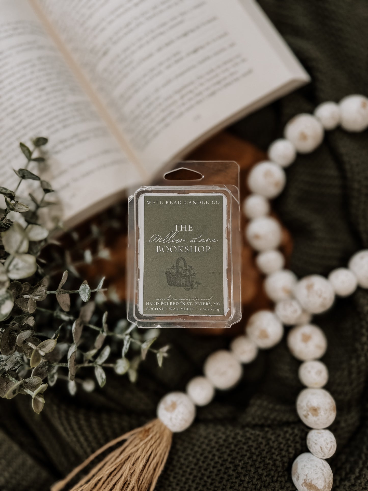 Willow Lane Bookshop Cozy Home Signature Scent Wax Melts