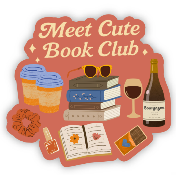 Meet Cute Book Club Sticker – Romantic Reader