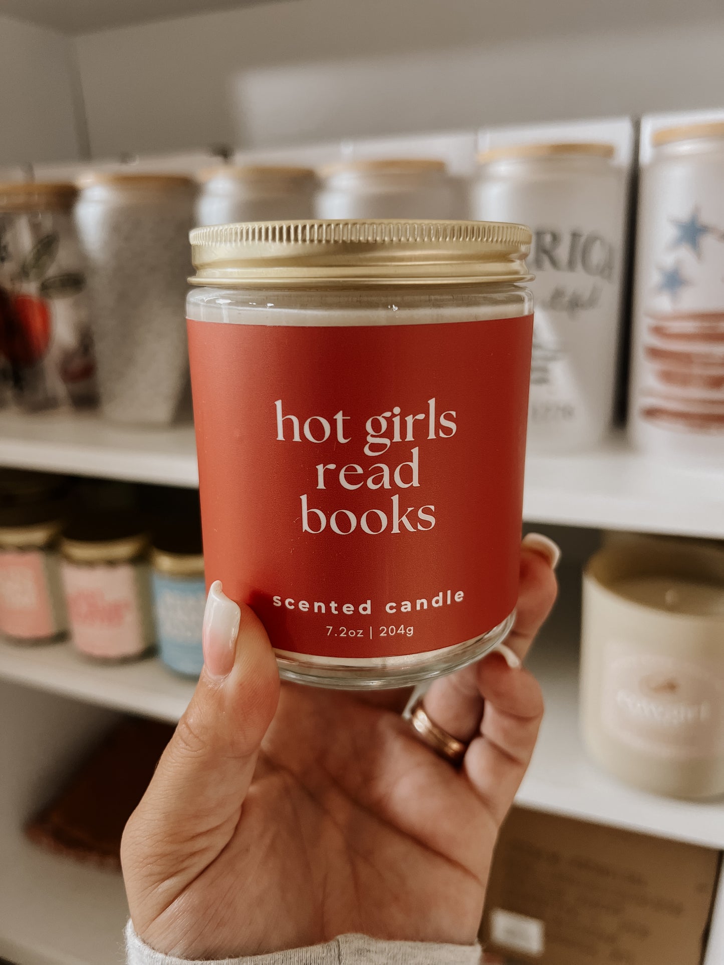 Hot Girls Read Books Candle | Bookish Candle