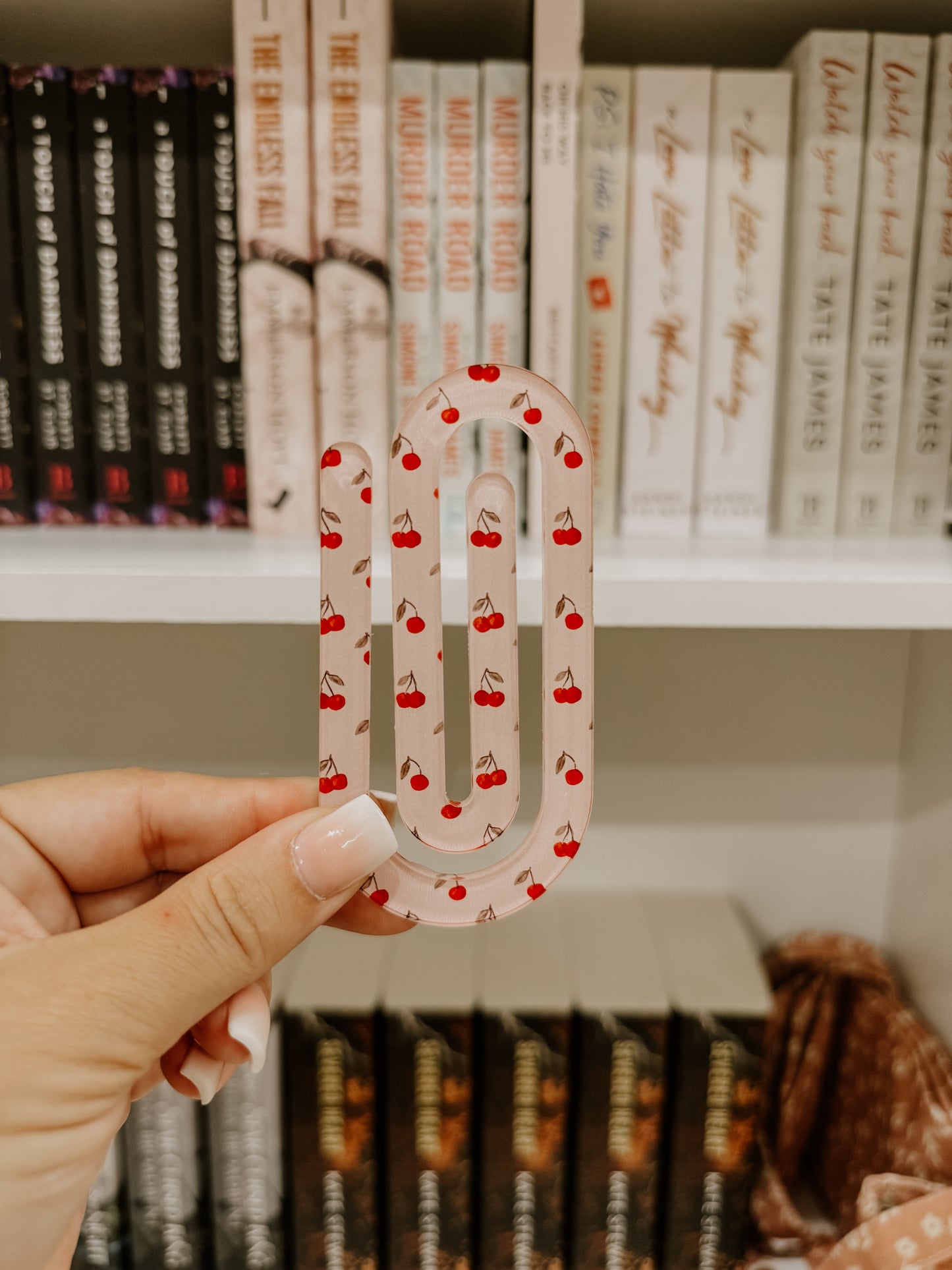 Mini Cherries Jumbo Paperclip Bookmark