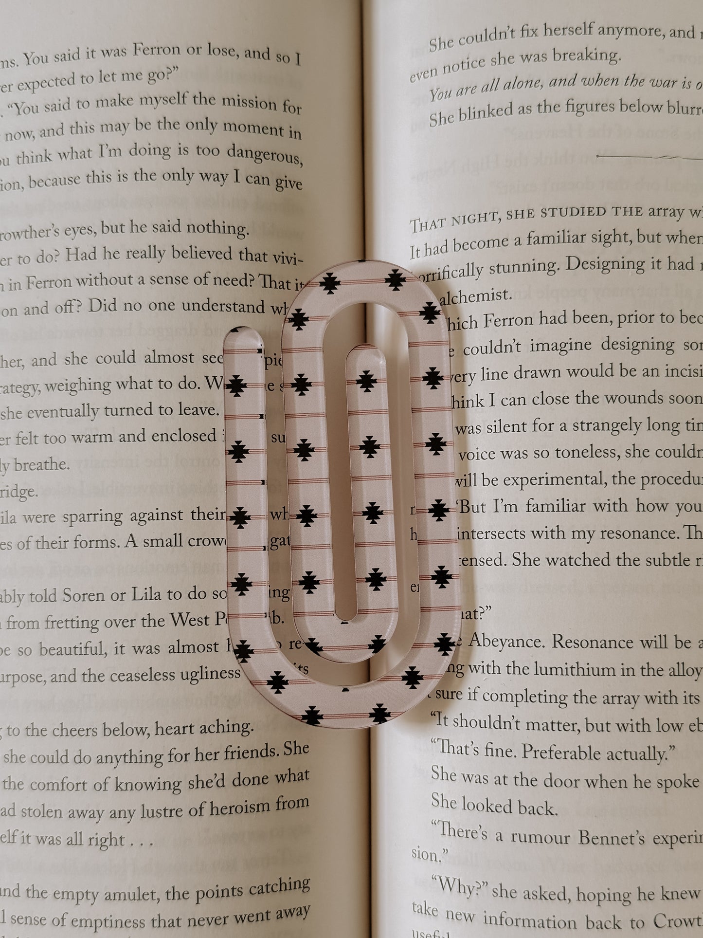 LLB x WL Collab-Aztec Terra Jumbo Paperclip Bookmark