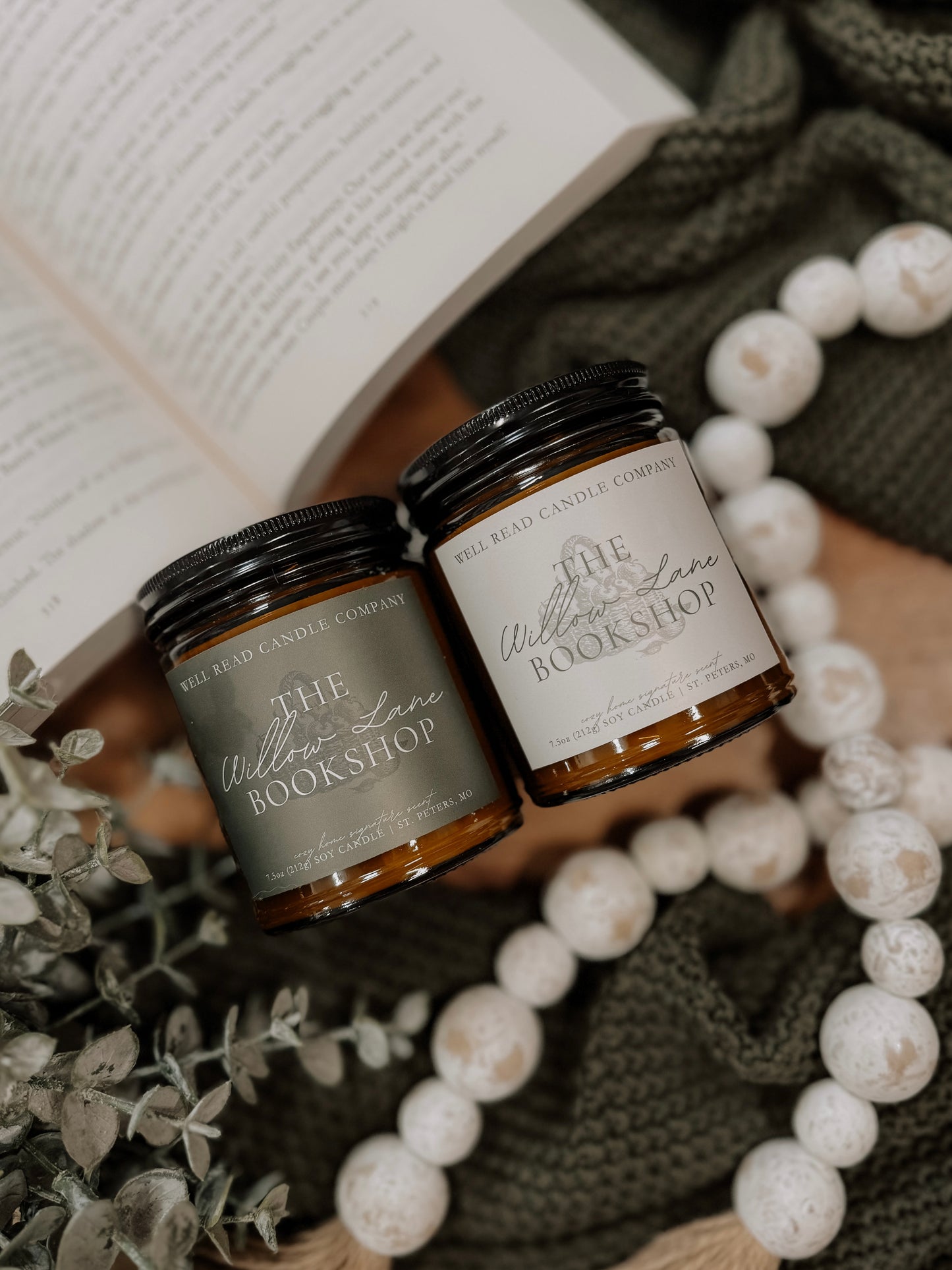 Willow Lane Bookshop Cozy Home Signature Scent 7.5oz Candle