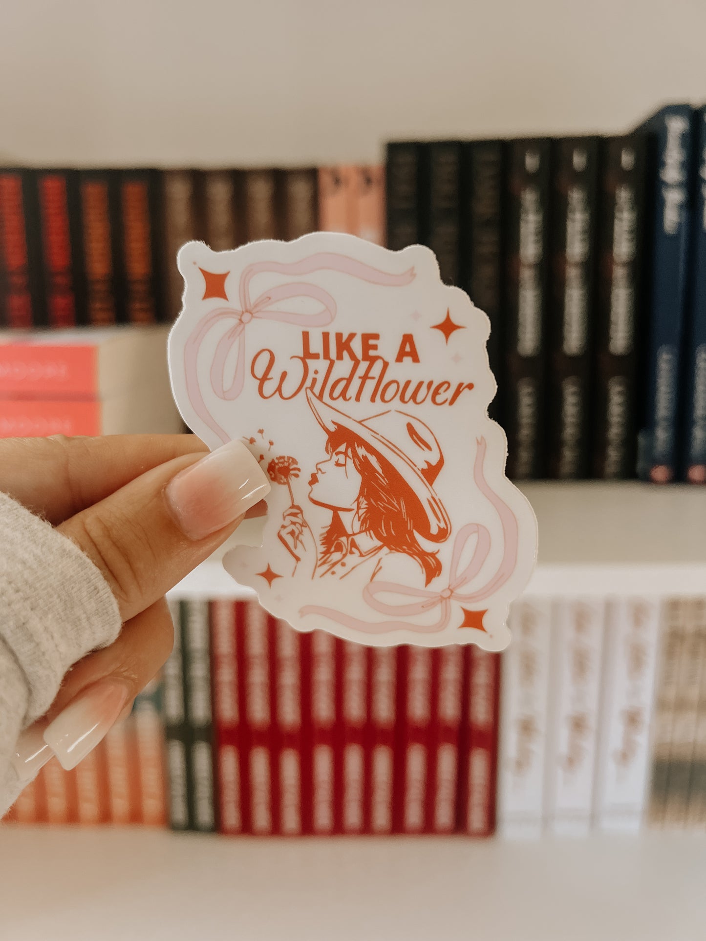 Wildflower Cowgirl Sticker – Feminine Western Aesthetic