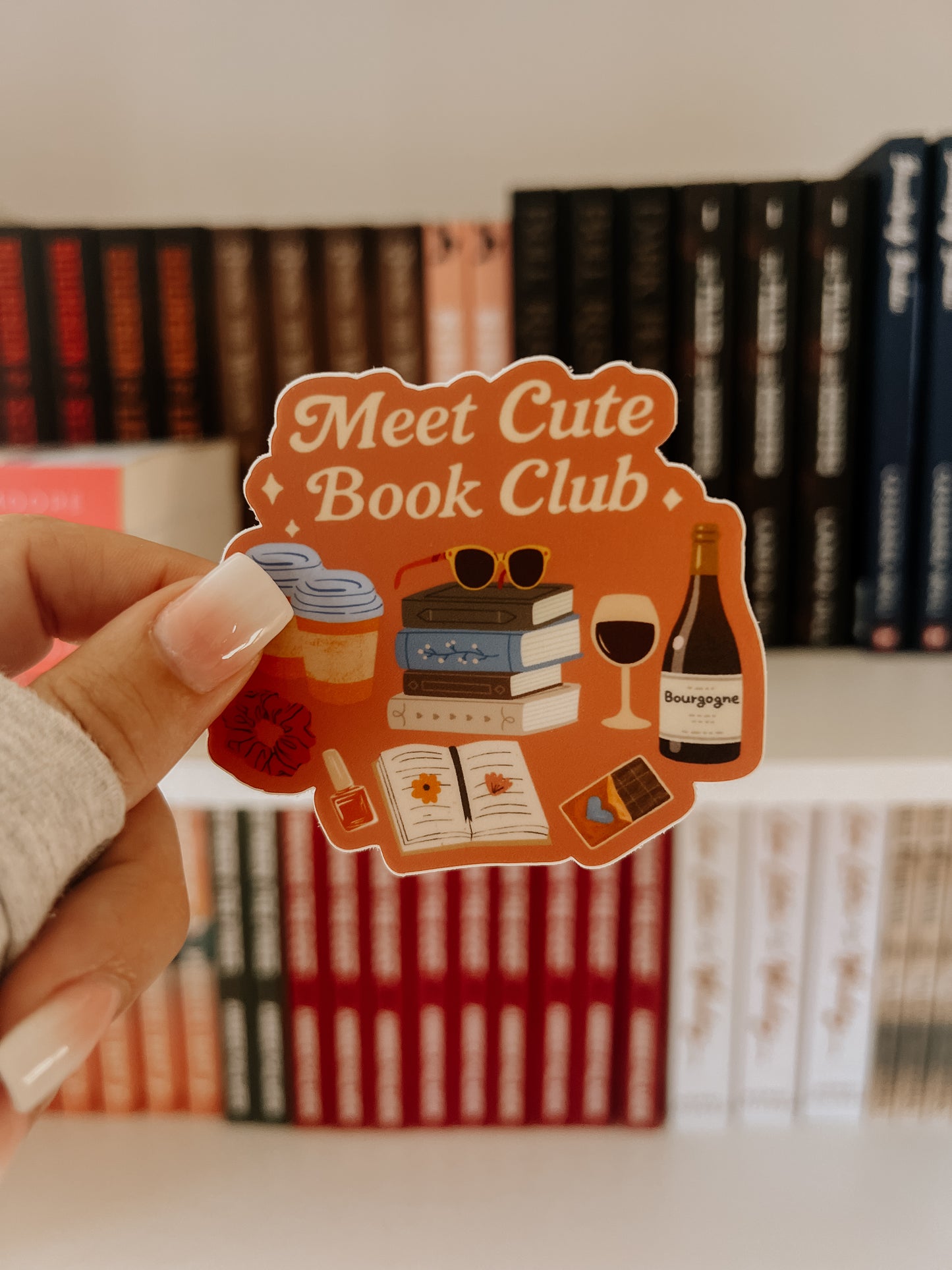 Meet Cute Book Club Sticker – Romantic Reader
