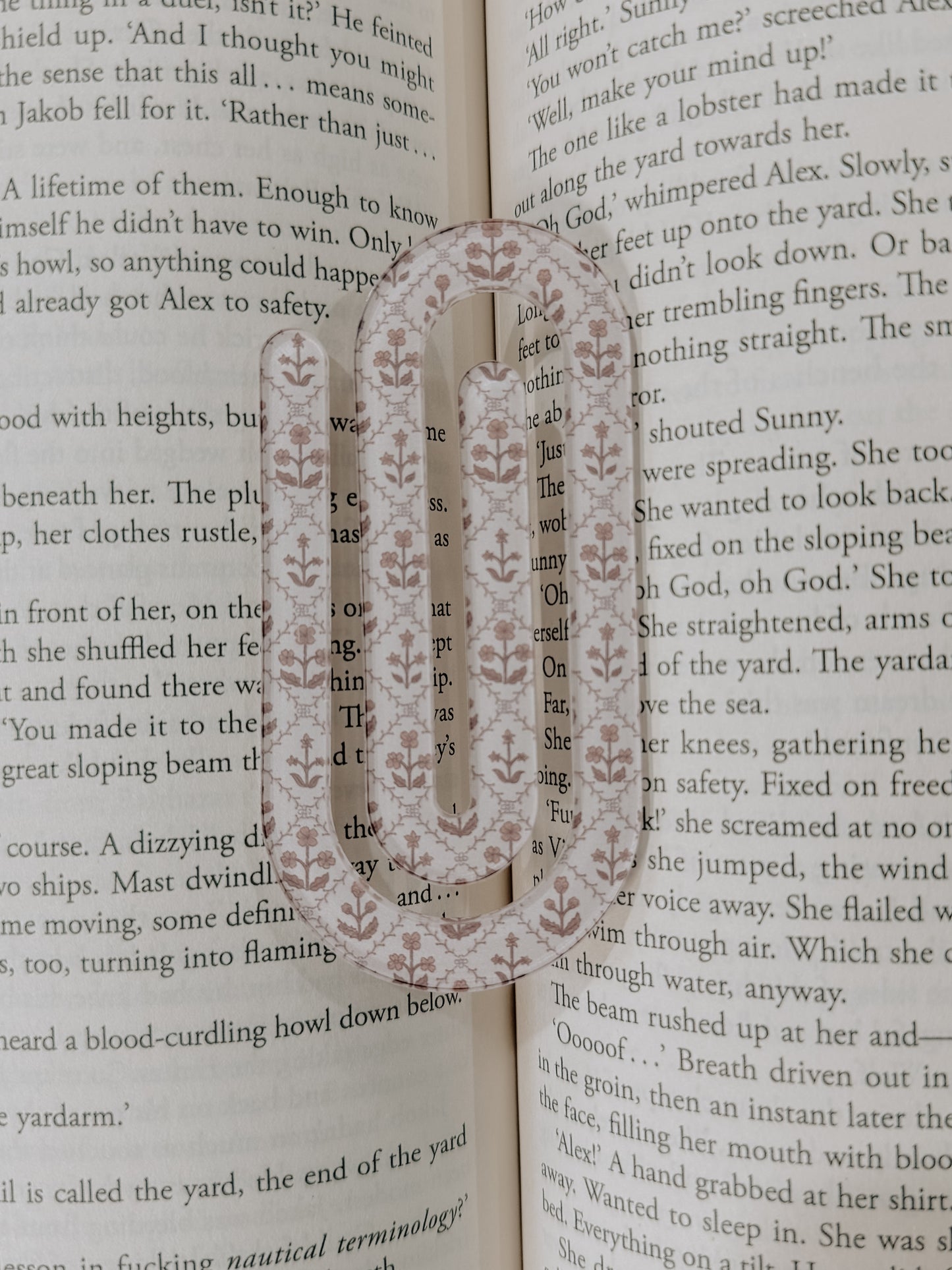 Country Bloom Jumbo Paperclip Bookmark