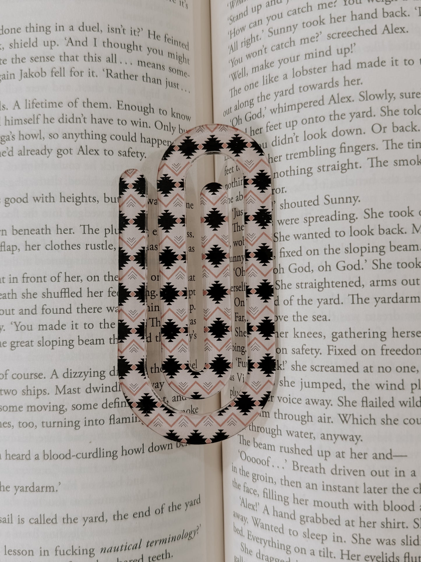 Woven Canyon Jumbo Paperclip Bookmark
