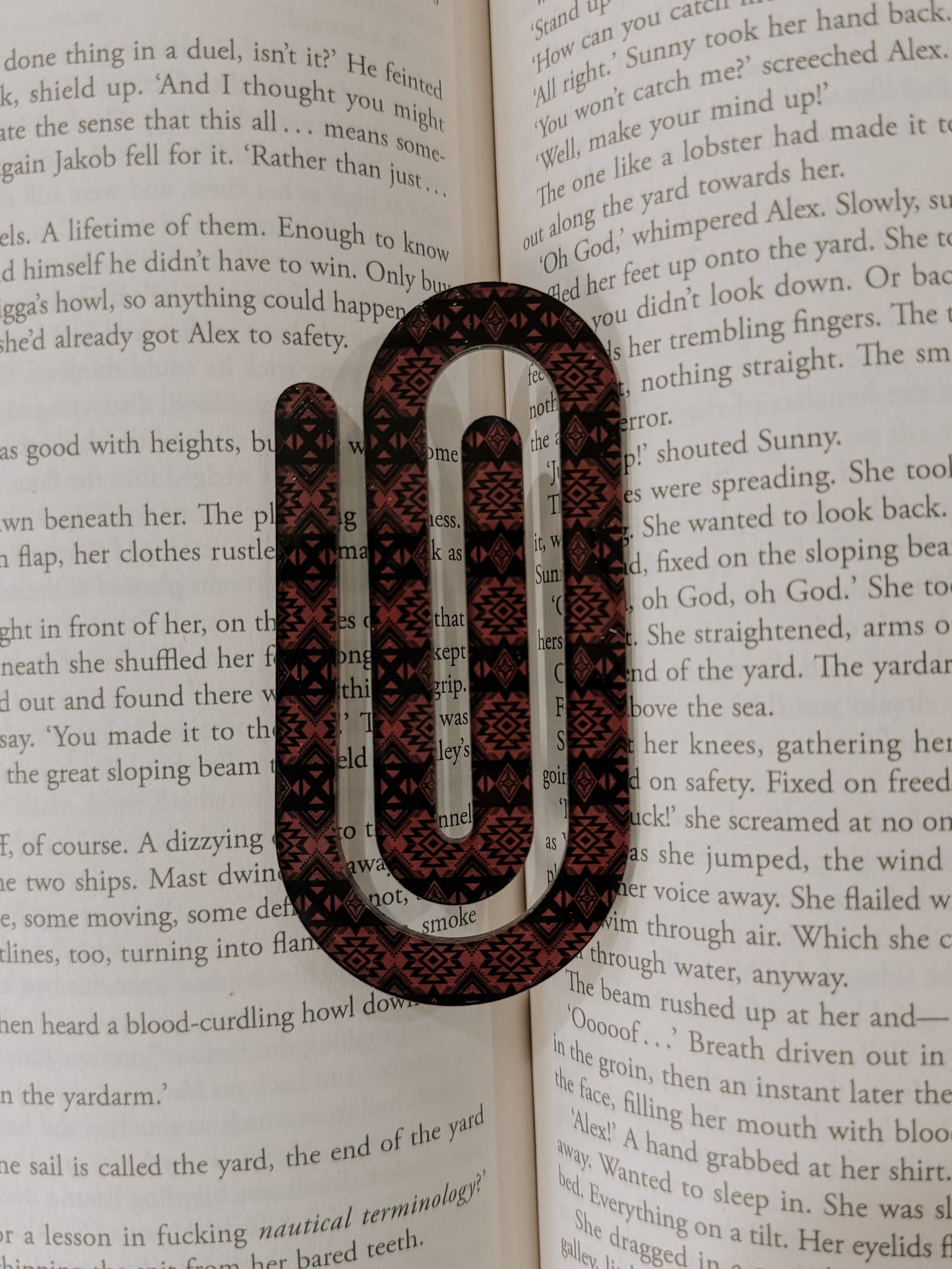 Midnight Mesa Jumbo Paperclip Bookmark