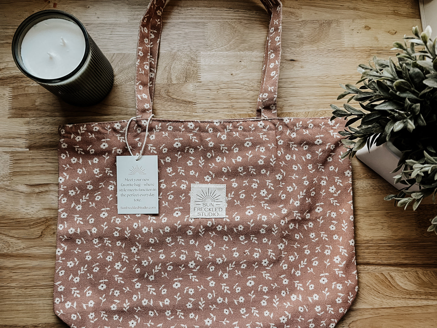 Sienna Flora Tote Bag