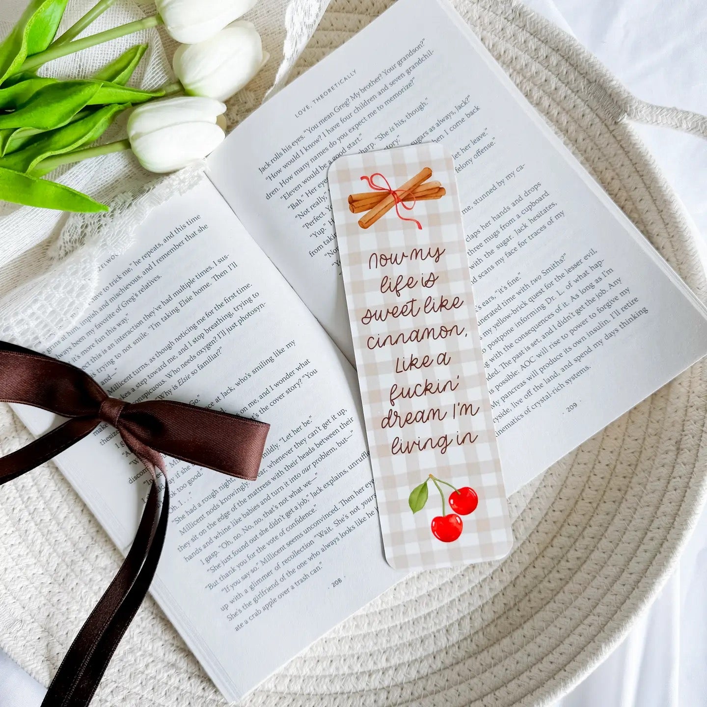 Cinnamon Bookmark