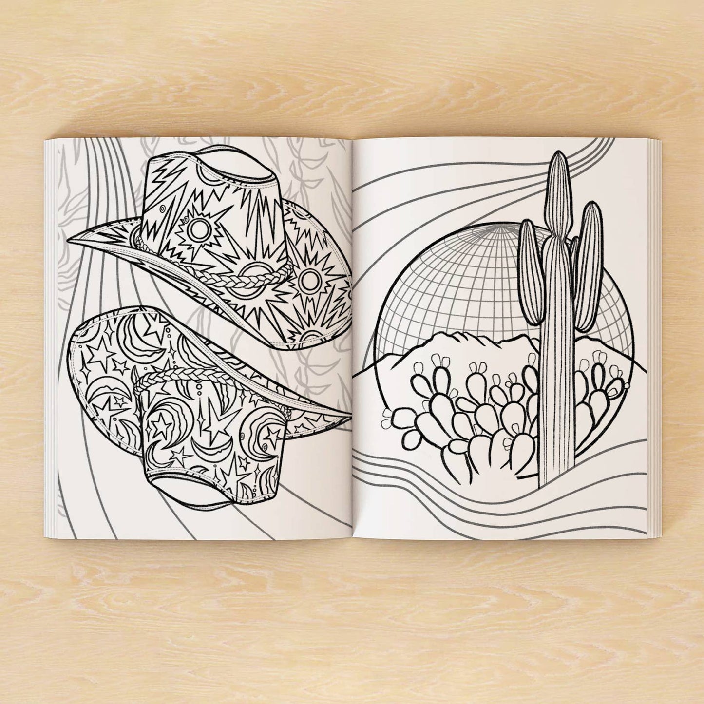 "Desert Disco" Coloring Book