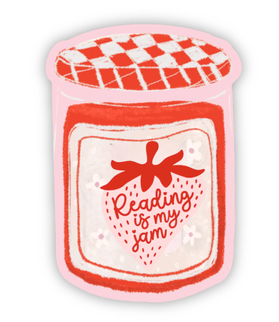 Reading is My Jam Sticker