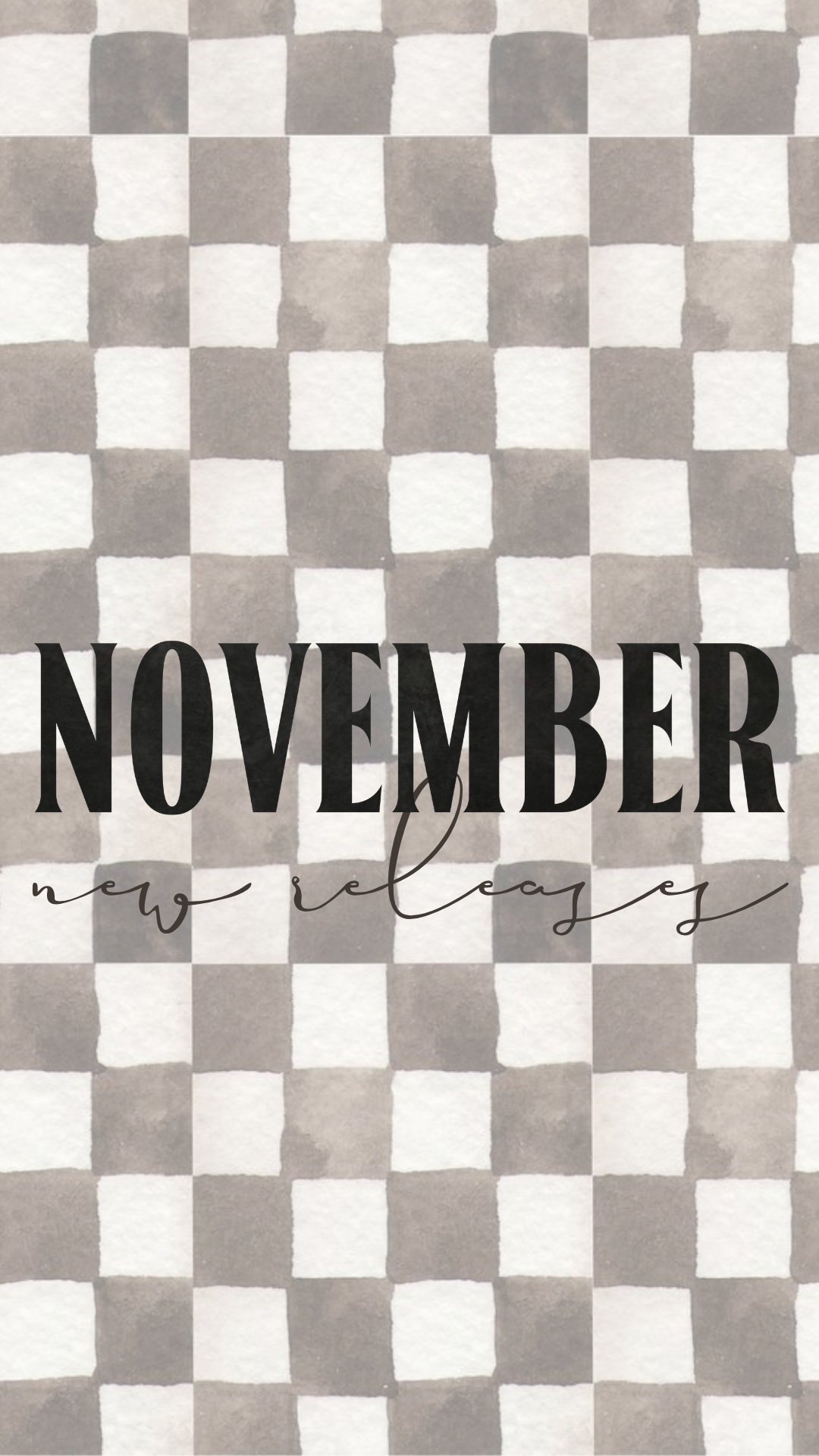 NOVEMBER RELEASES