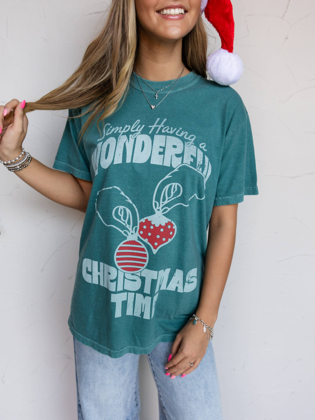 Simply Having A Wonderful Christmas Time Tee