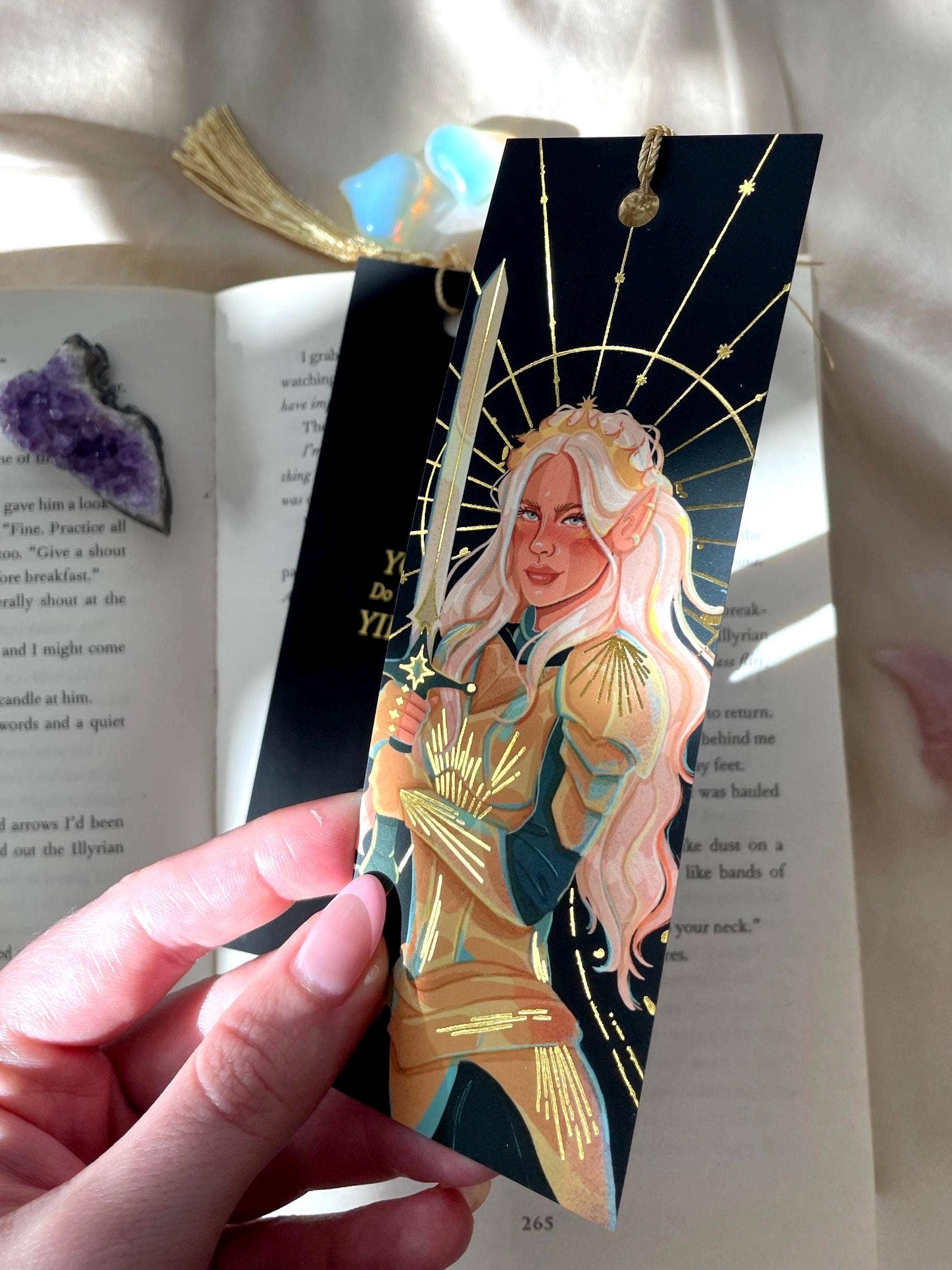 The Fire Heart *Gold Foil* Bookmark