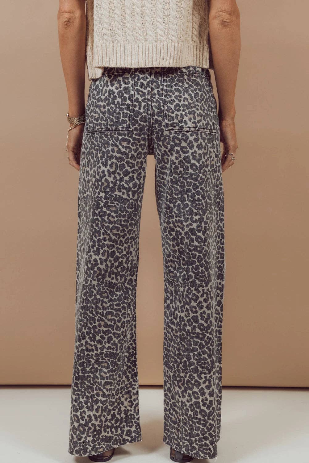 Wild Side High Waisted Wide Leg Jeans