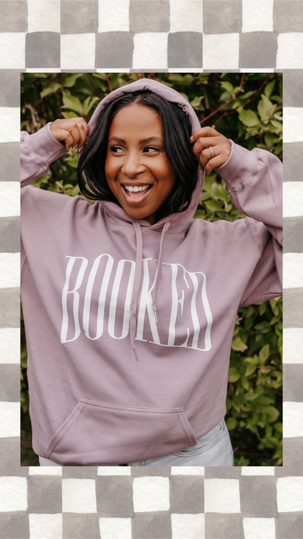 Booked - Softstyle Midweight Hoodie-PURPLE-PREORDER