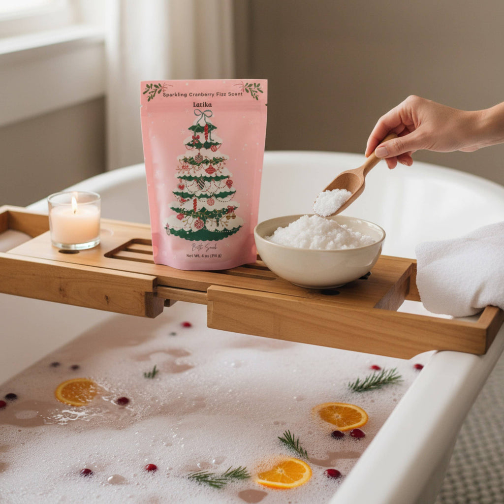 Pink Christmas Bath Salt