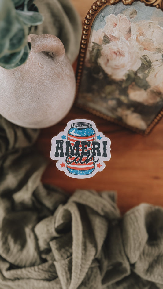 Ameri-CAN Sticker