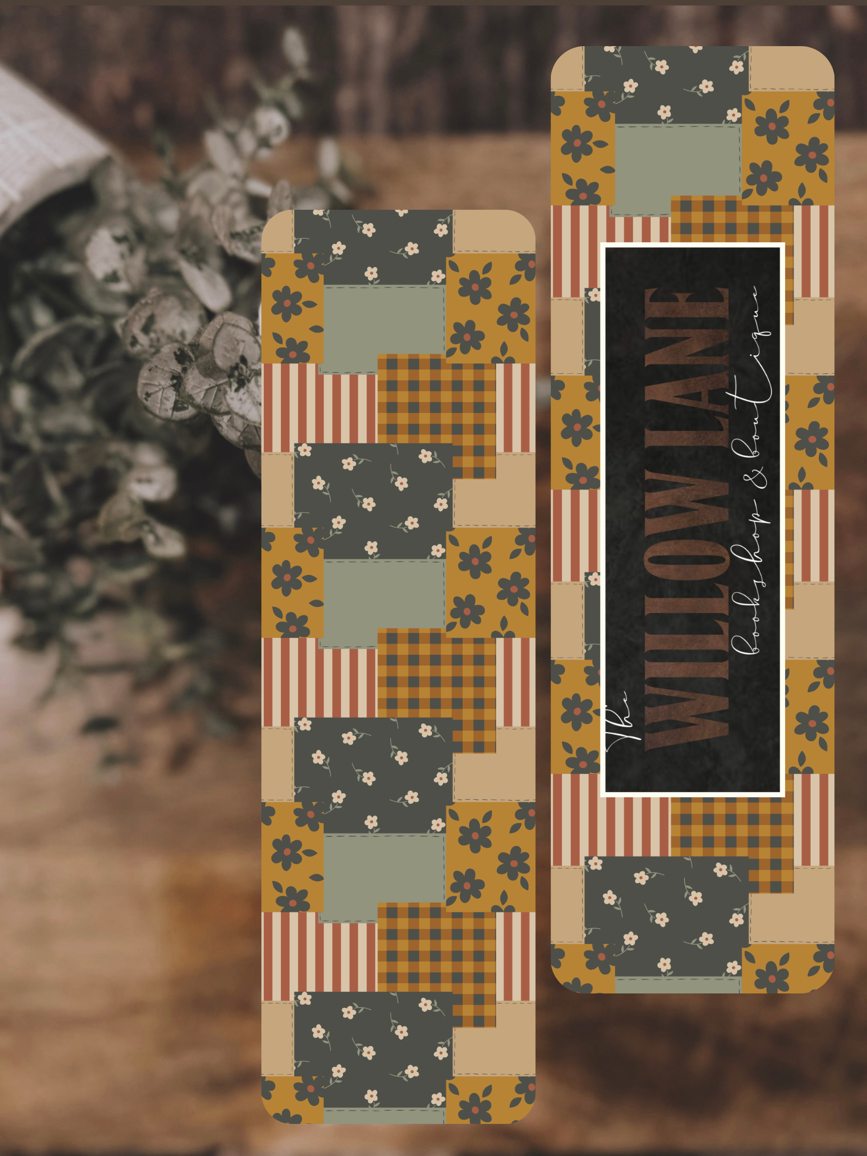 Patchwork Harvest Bookmark