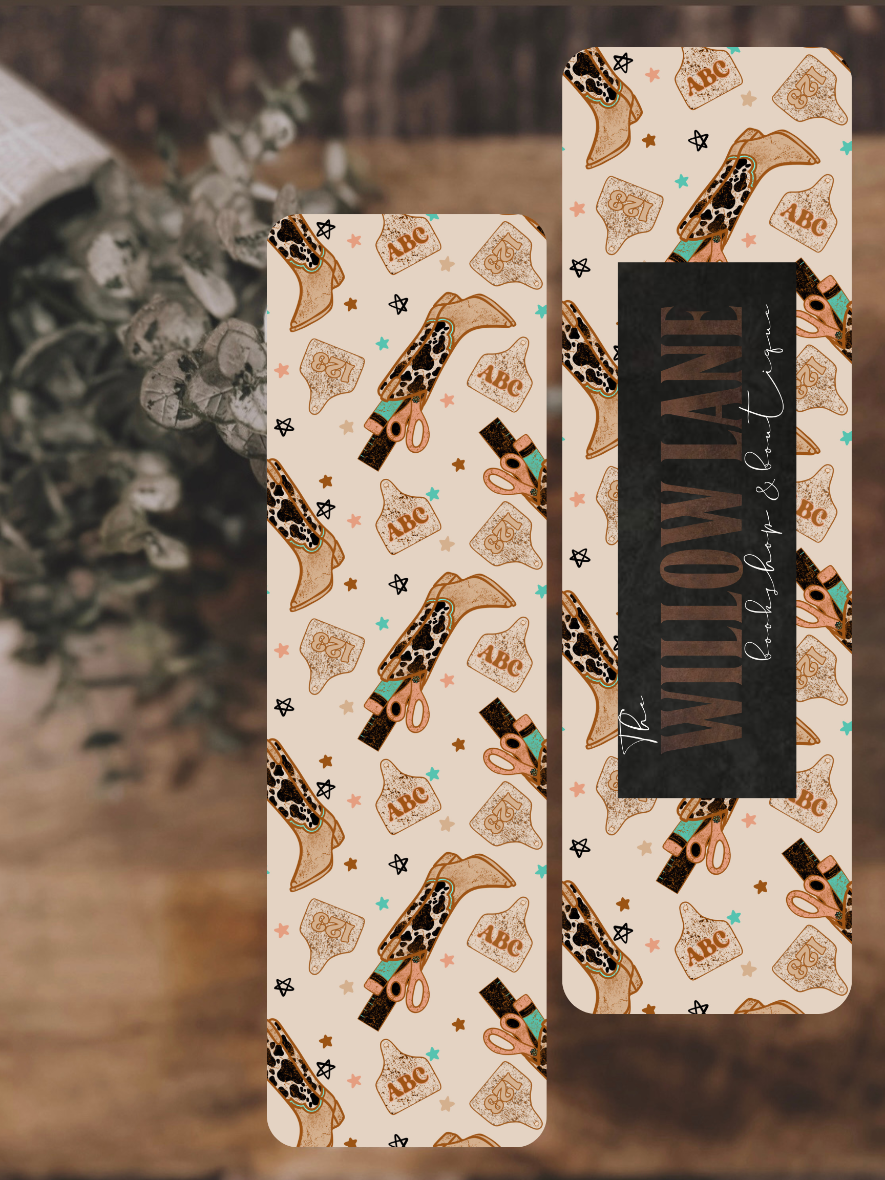 Schoolhouse Cowgirl Bookmark