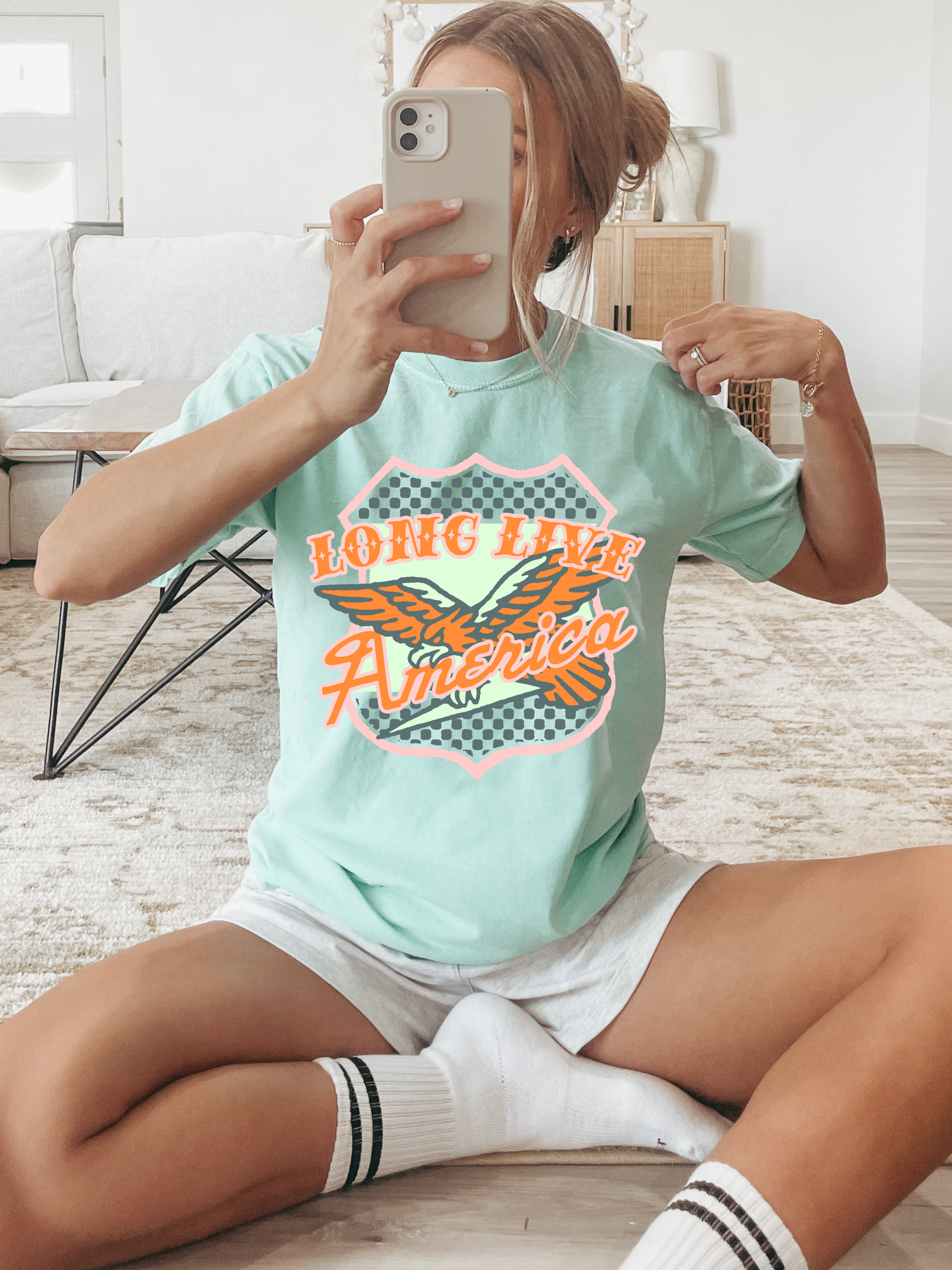 Long Live America T-shirt (Island Reef)