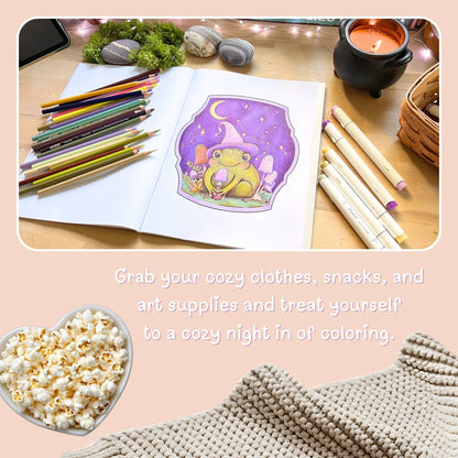 Whimsical Witches Coloring Book For Adults + Teens
