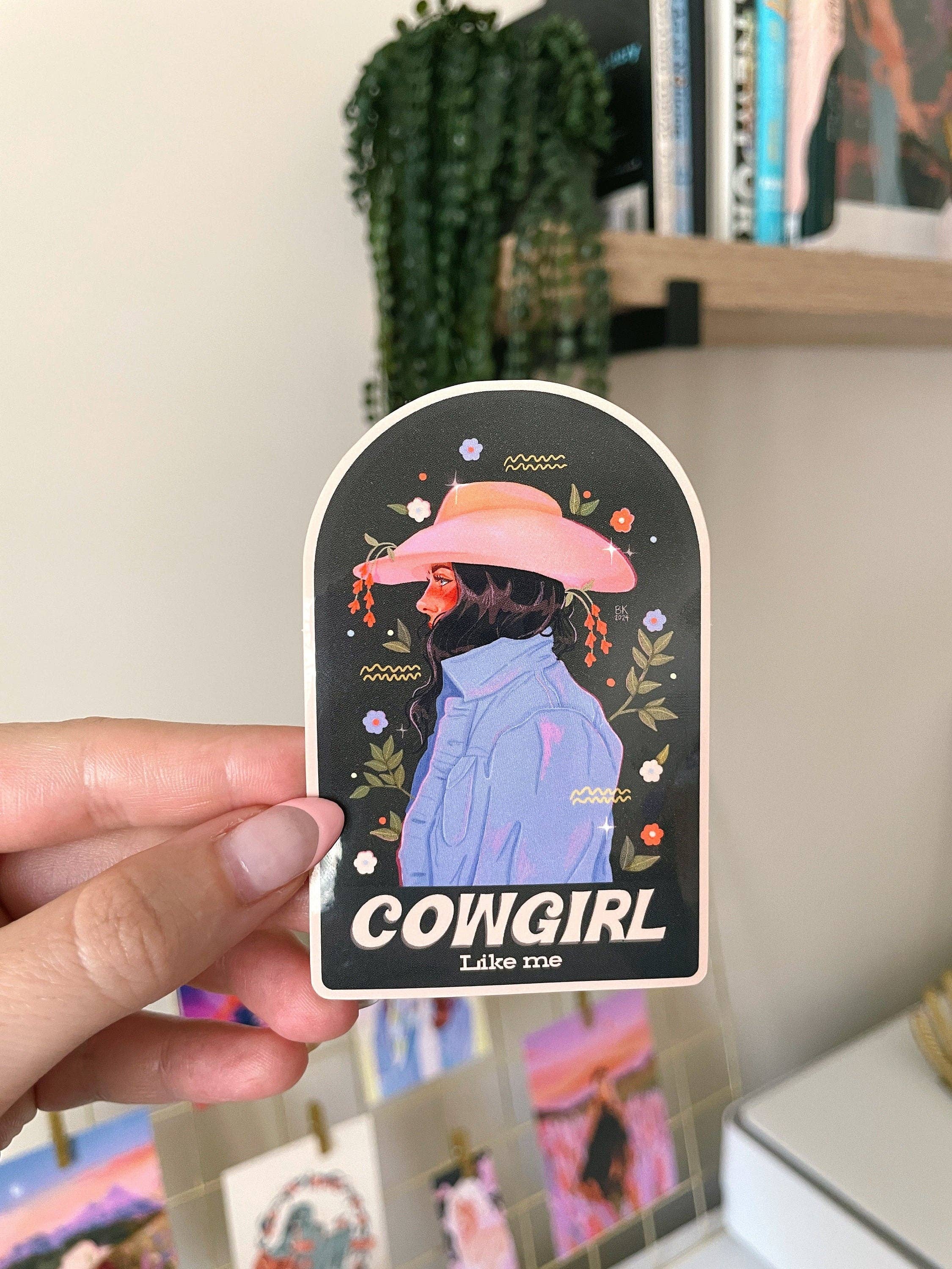 Cowgirl Like Me Dark Sticker