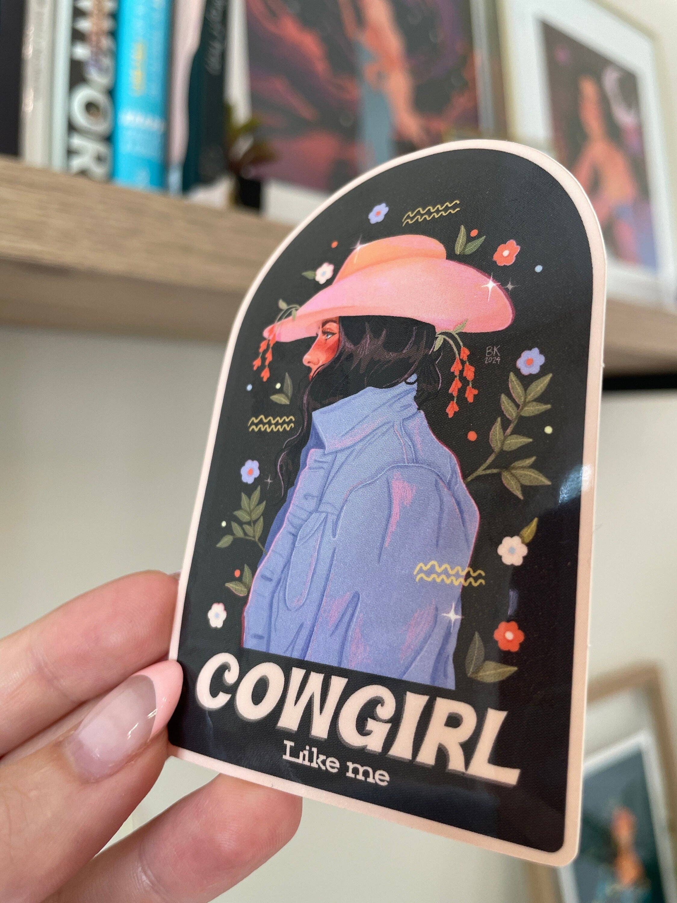 Cowgirl Like Me Dark Sticker