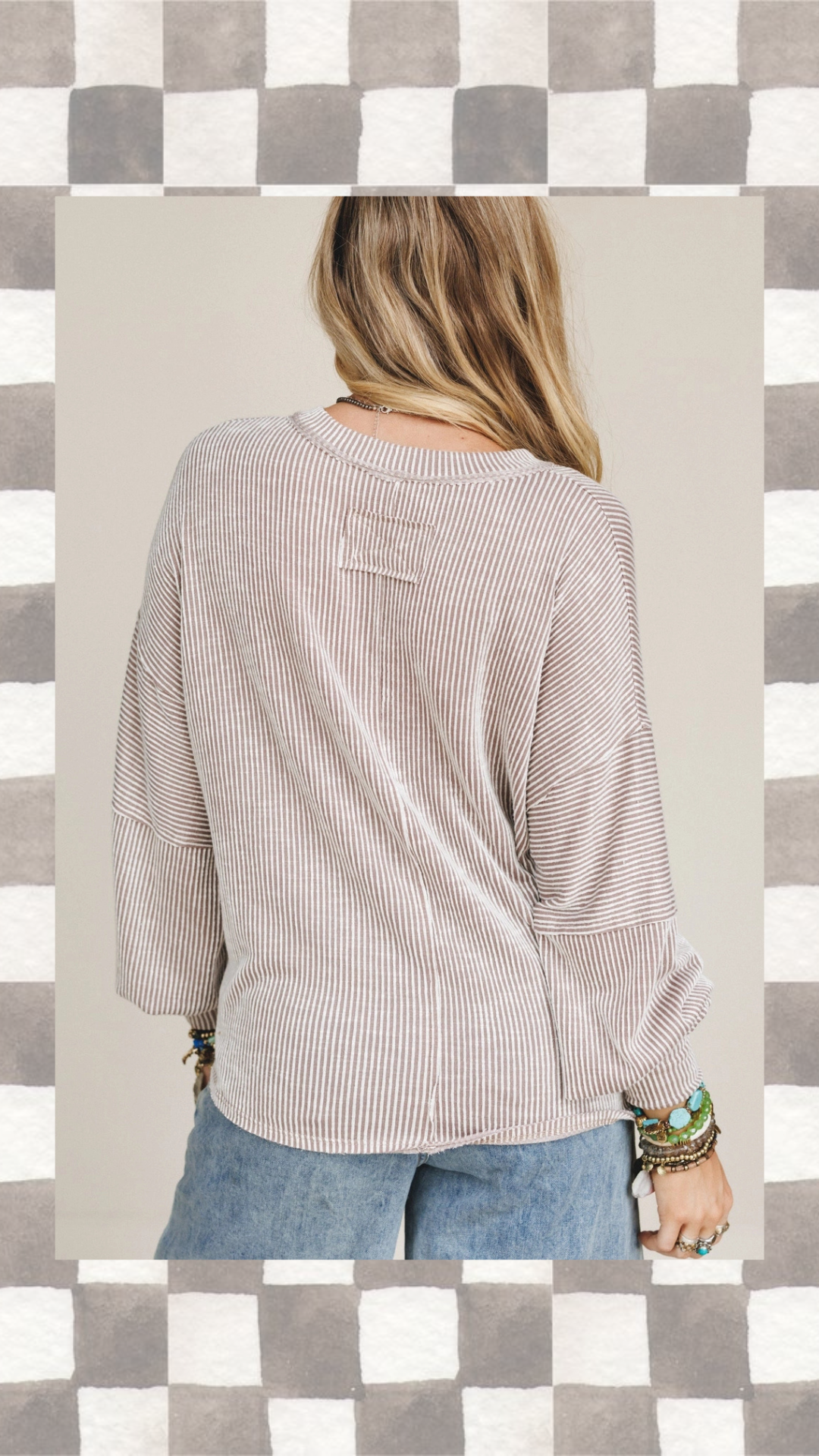 Only This Long Sleeve Top - Taupe