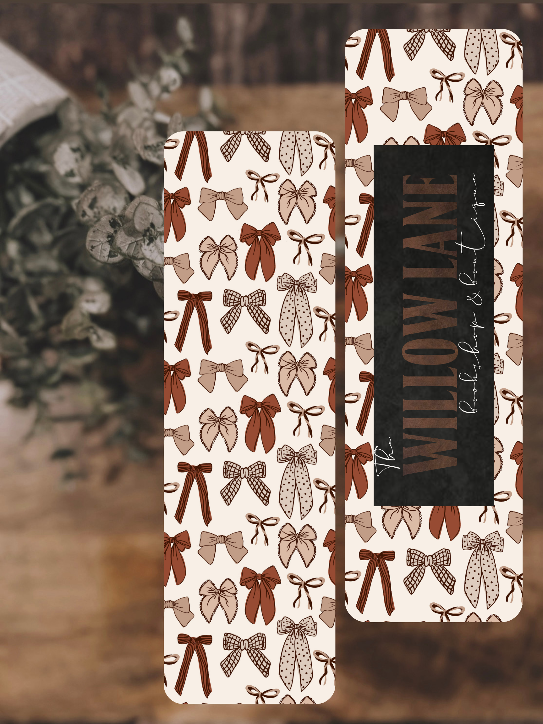 Tied For Fall Bookmark