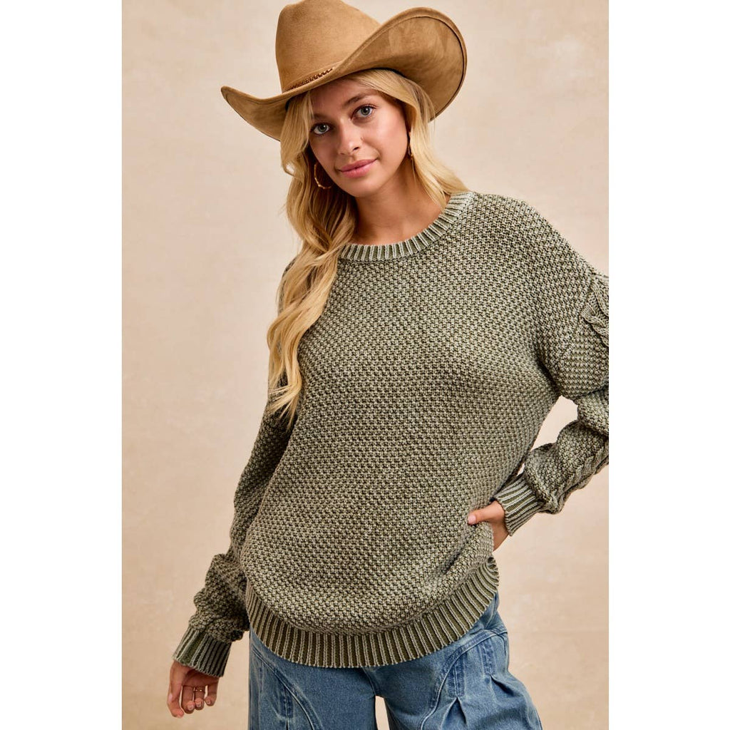 HATTIE CABLE KNIT SWEATER