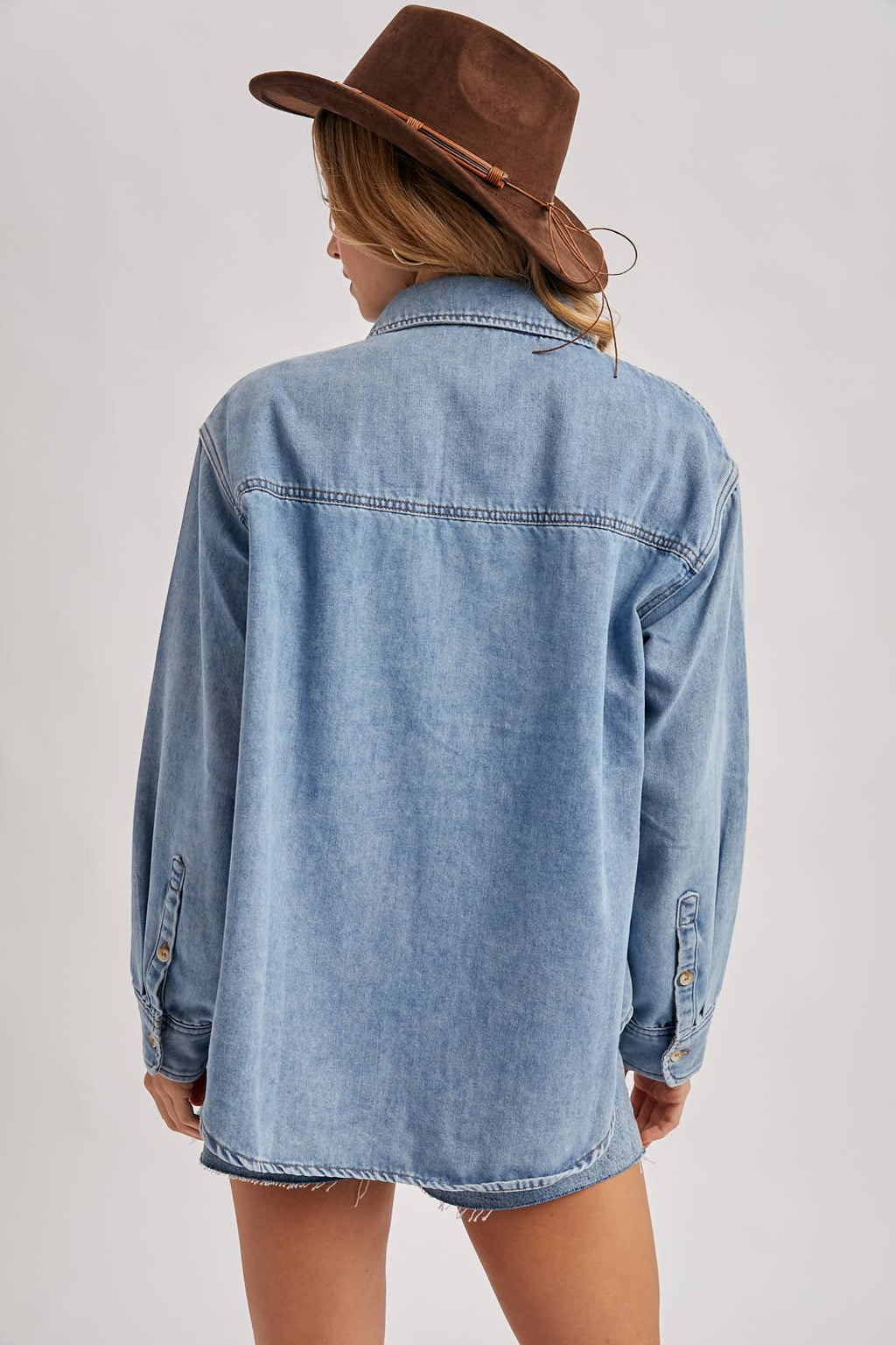 WINSLET OVERSIZED DENIM SHIRT