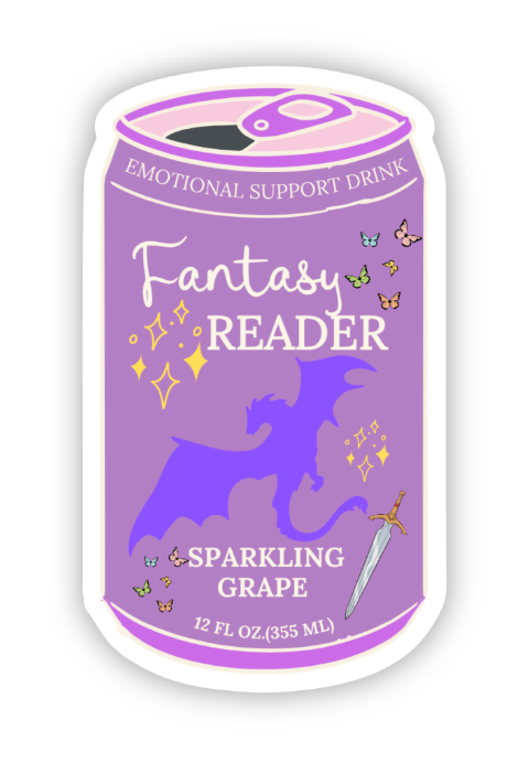 Fantasy Reader Sticker