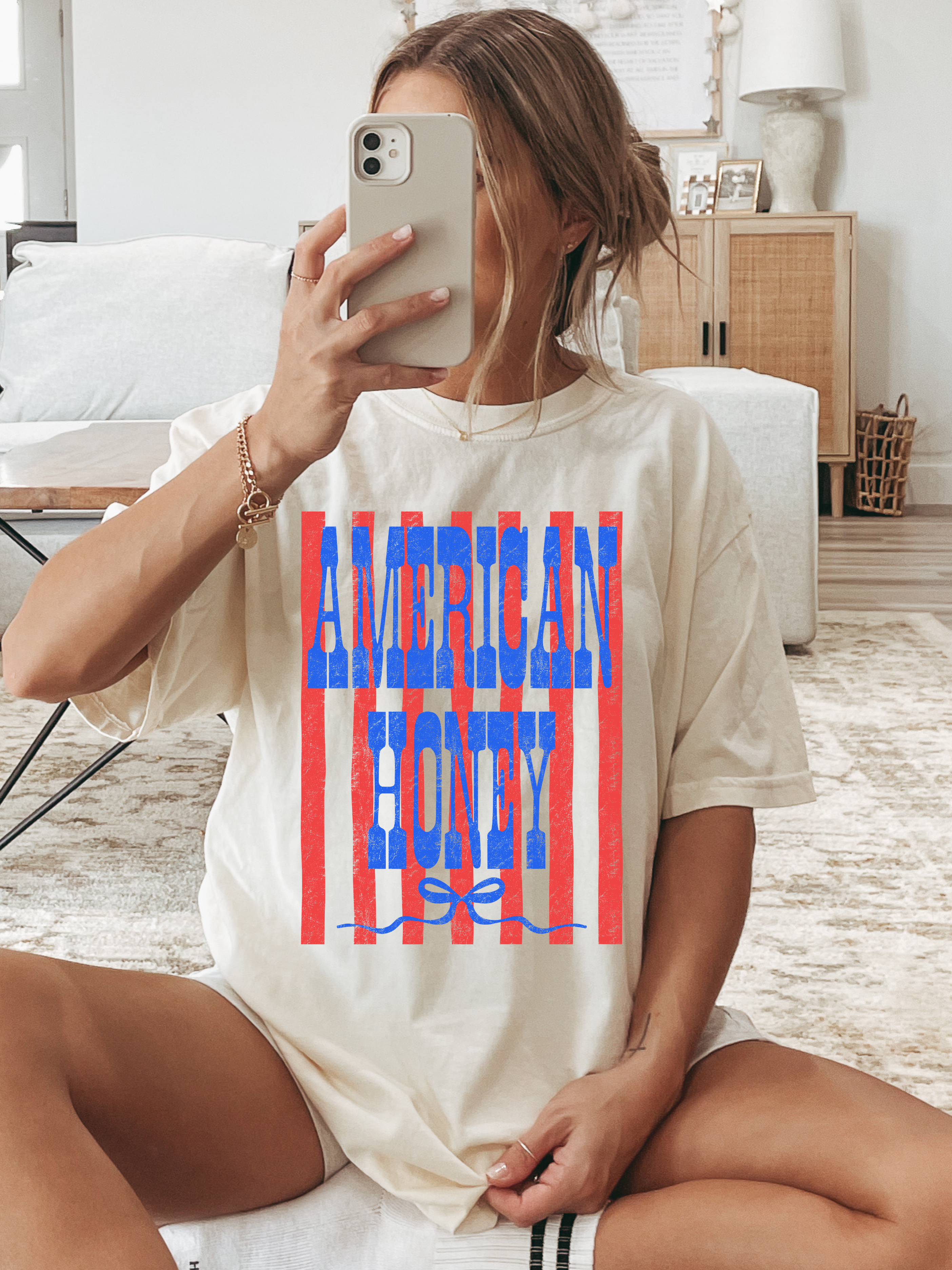 American Honey T-shirt (Ivory)