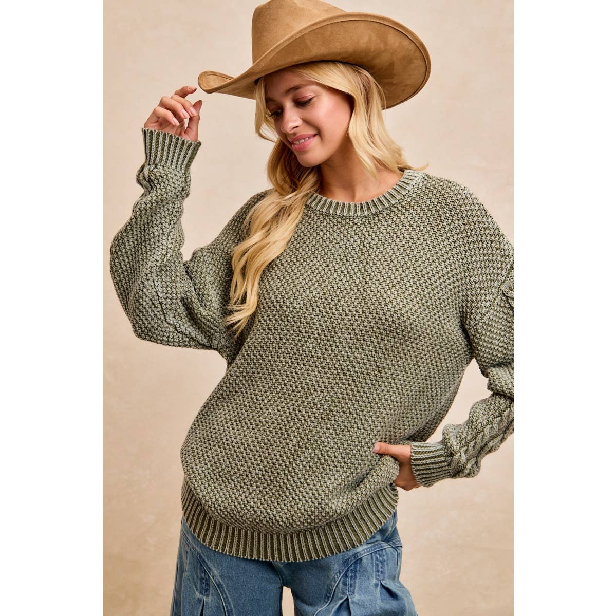 HATTIE CABLE KNIT SWEATER