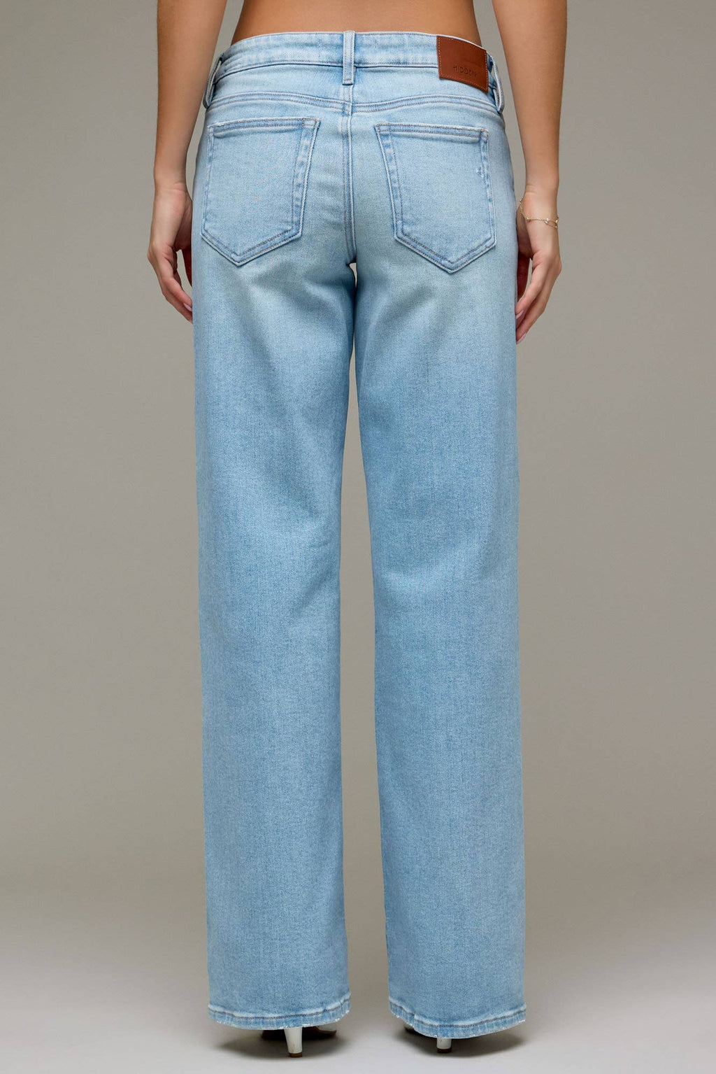 Lennox Light Wash Low Rise  Dad Jeans