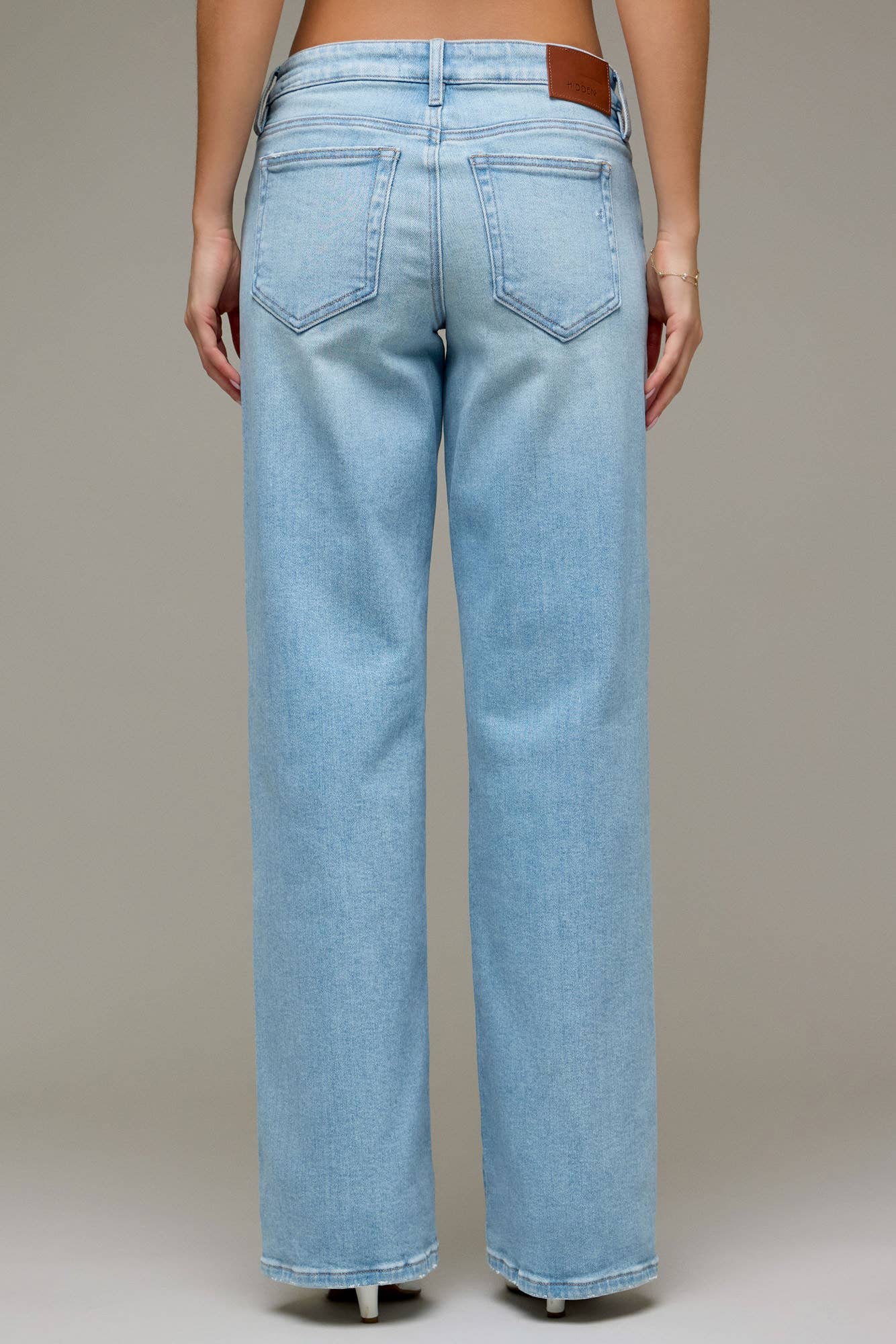 Lennox Light Wash Low Rise  Dad Jeans
