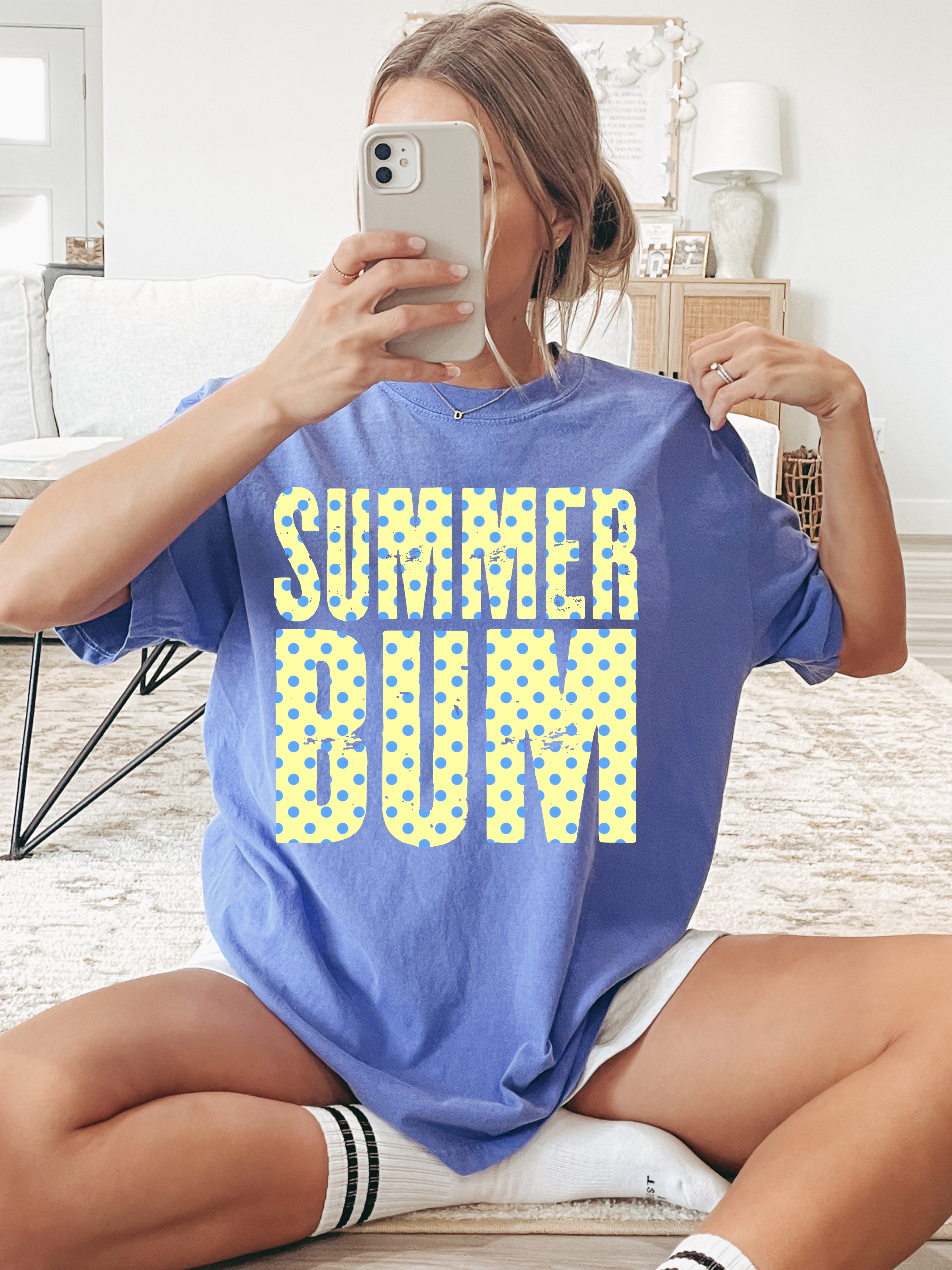 Summer Bum T-shirt (Periwinkle)