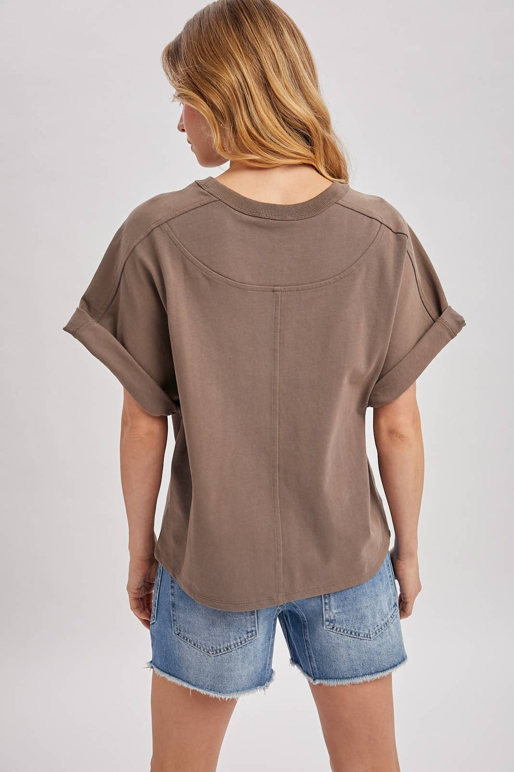 ROMY BOXY TEE-MUSHROOM