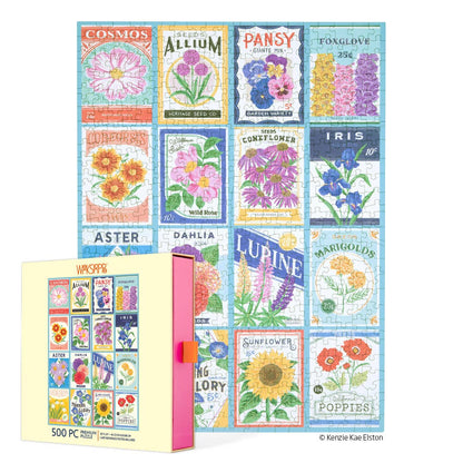 Seed Packets 500 Piece Puzzle