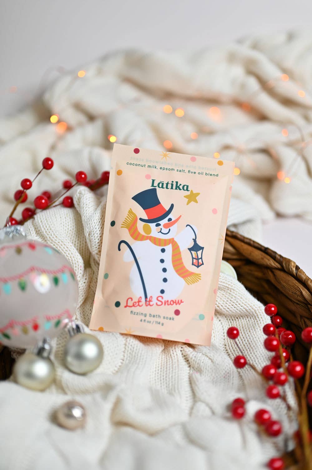 Retro Snowman Bath Salt