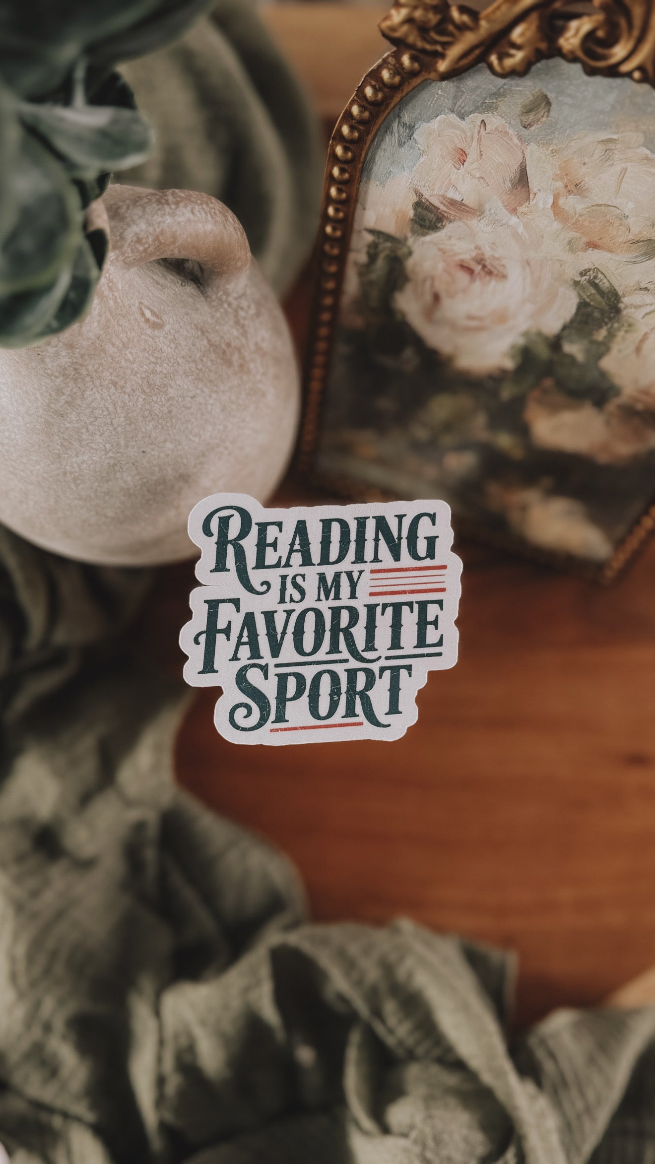 Reading Is My Favorite Sport Sticker
