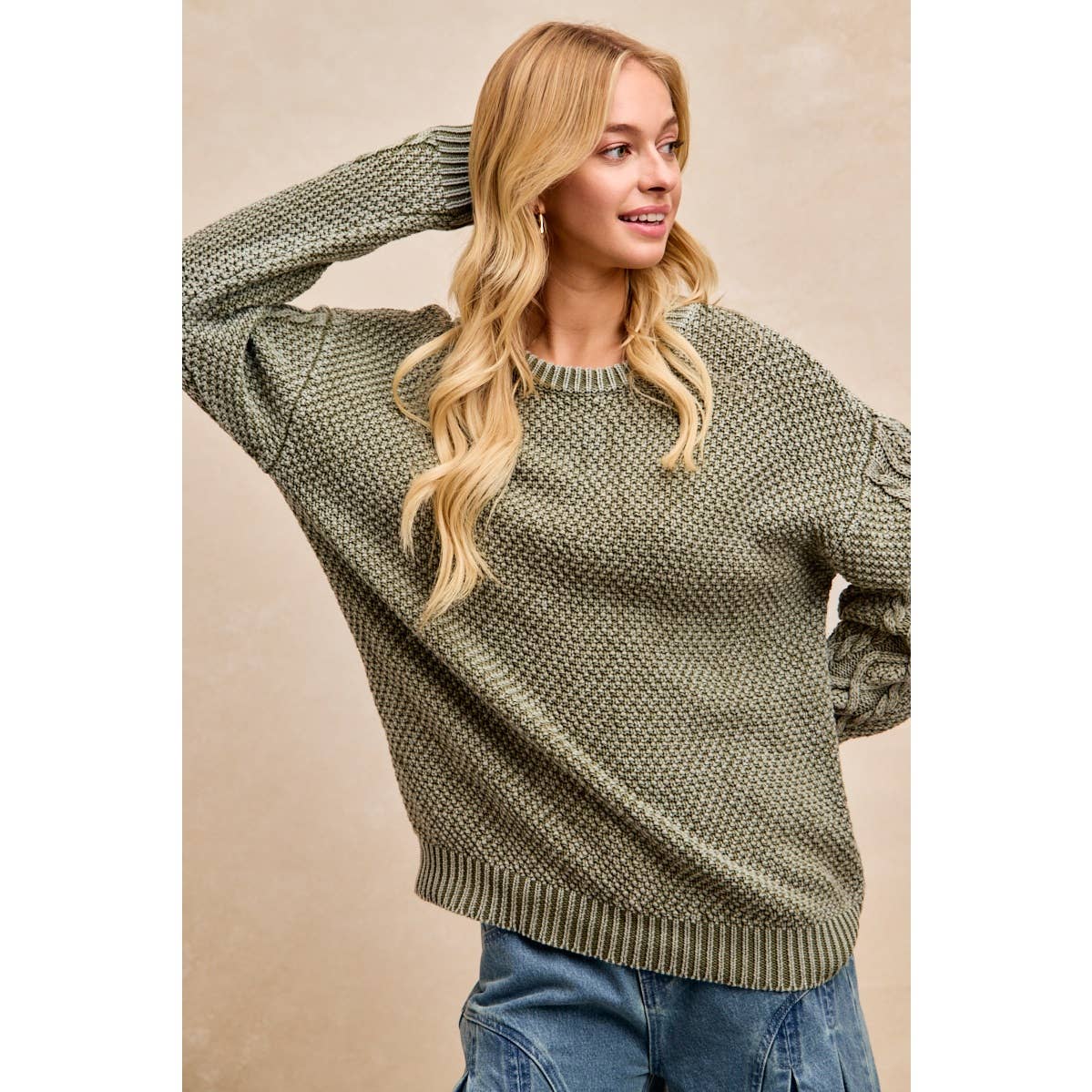 HATTIE CABLE KNIT SWEATER