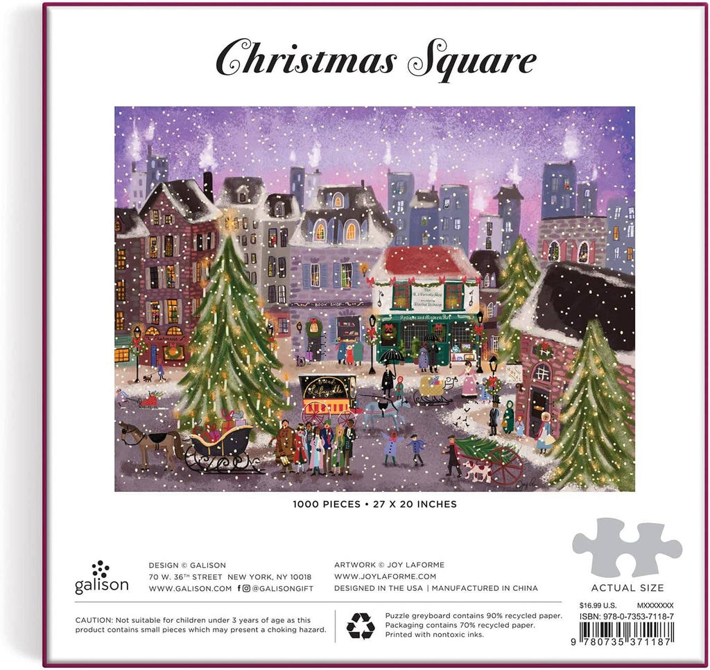 Christmas Square 1000 Piece Puzzle