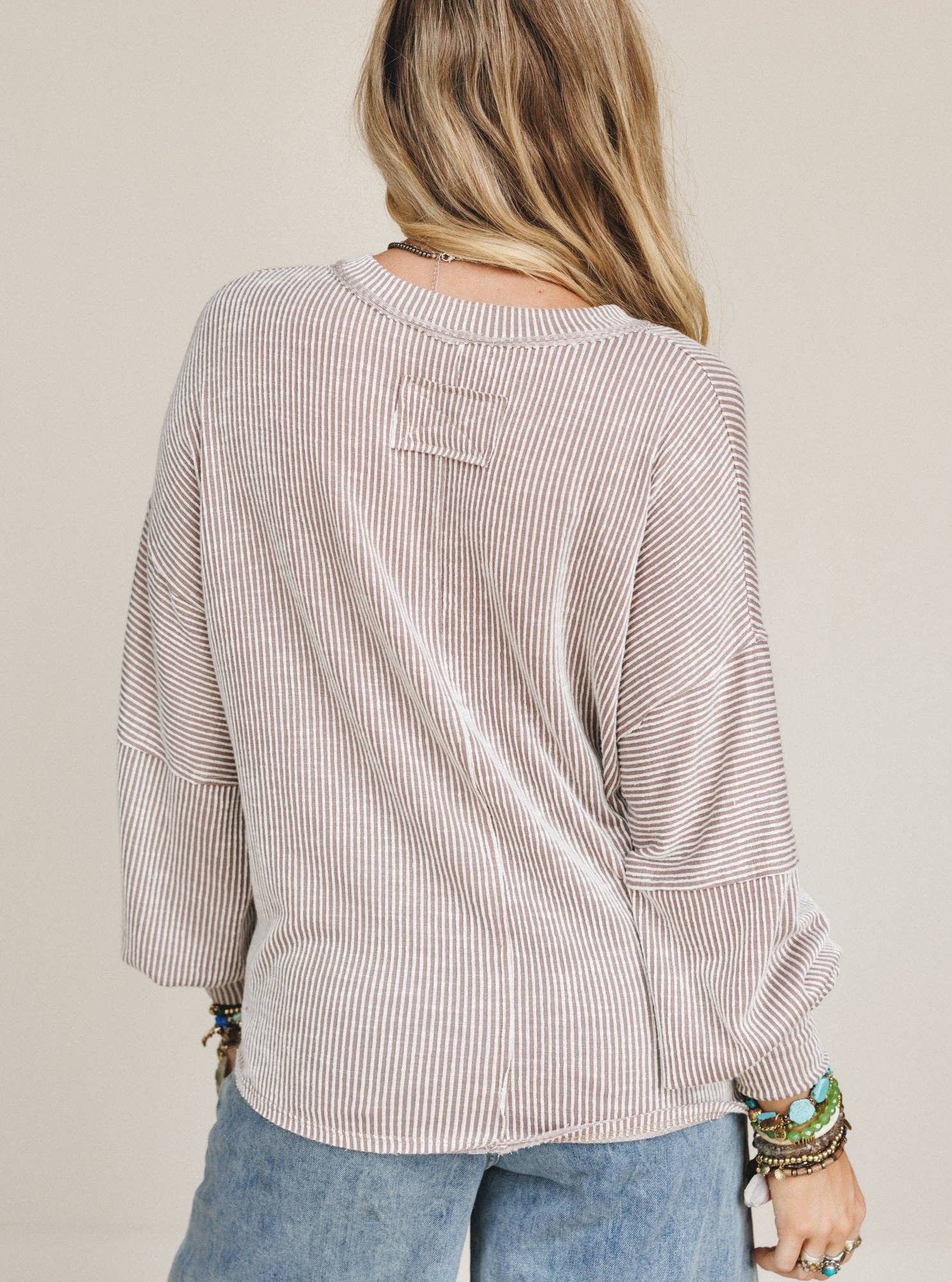 Only This Long Sleeve Top - Taupe