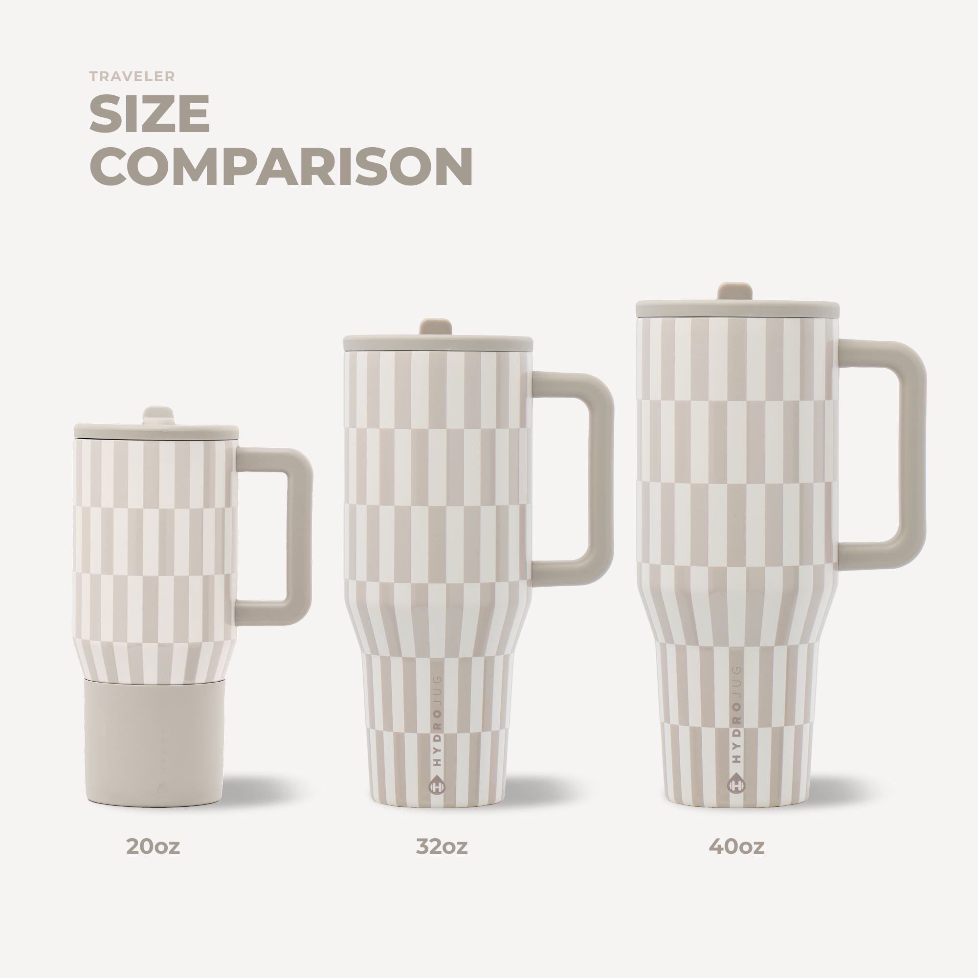 Latte HydroJug 32 oz Traveler Tumbler PREORDER