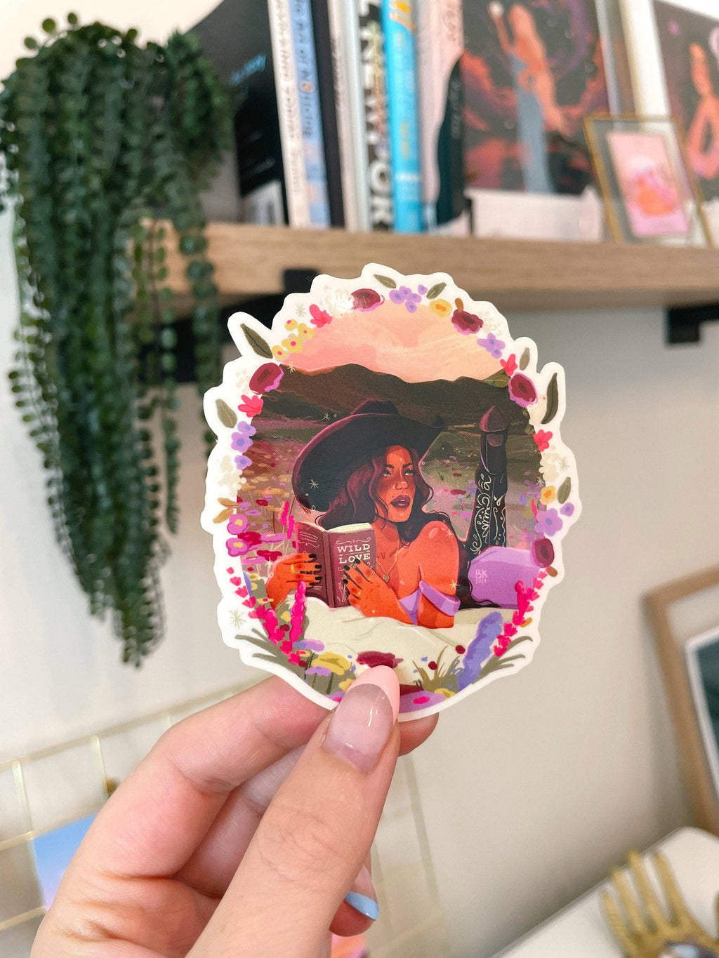 Wild Love Clear Back Sticker