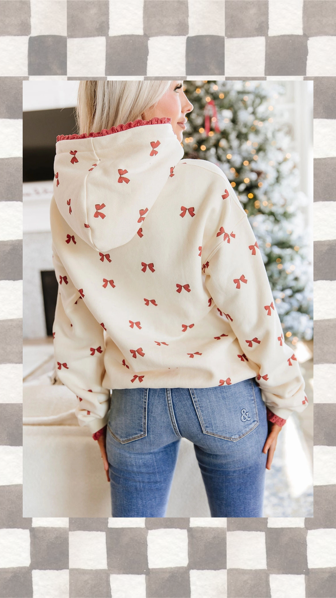 Comfort Zone Hoodie - Bundled In Bows-PREORDER